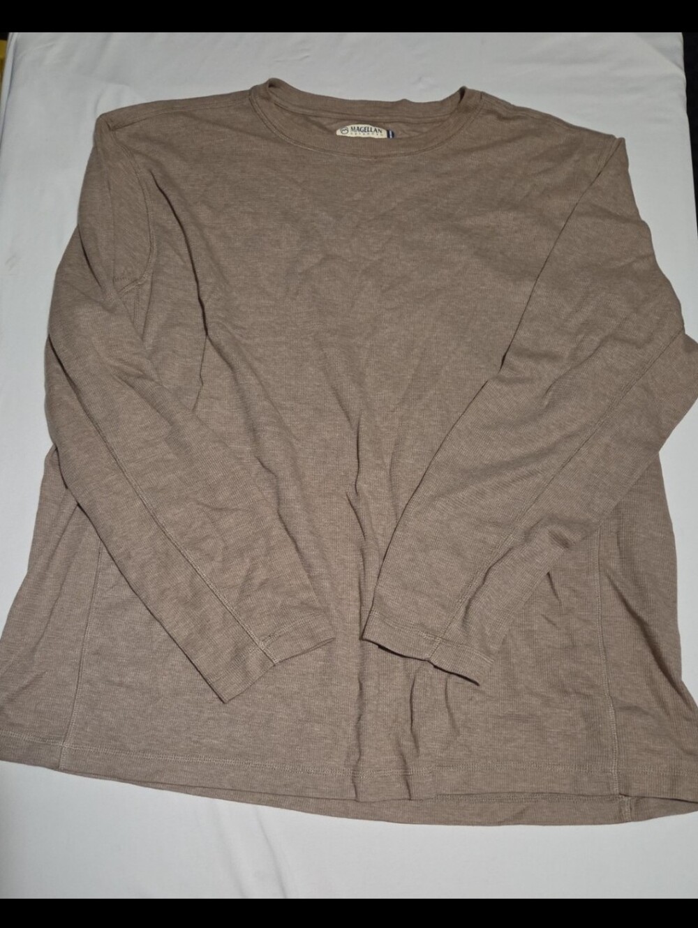 Magellan mens 3X brown long sleeve shirt #19